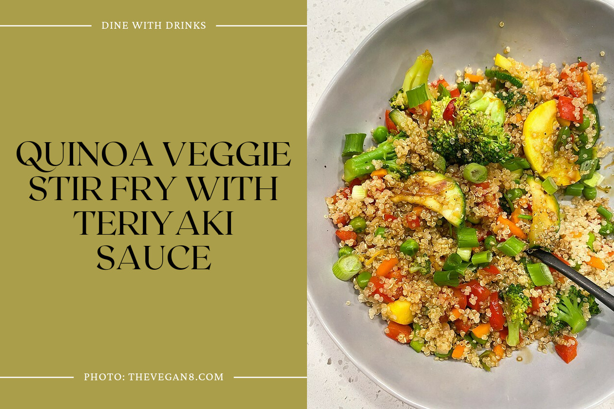 Quinoa Veggie Stir Fry With Teriyaki Sauce