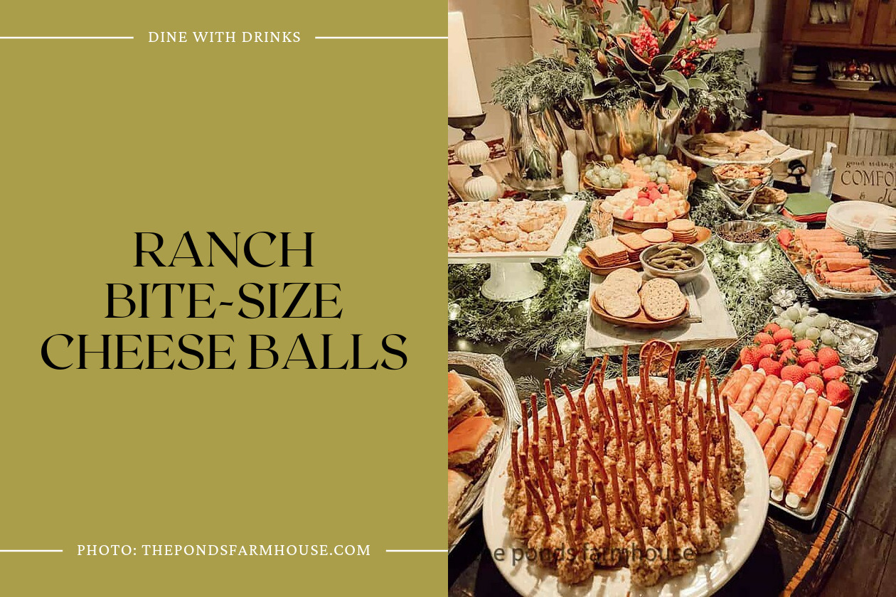 Ranch Bite-Size Cheese Balls