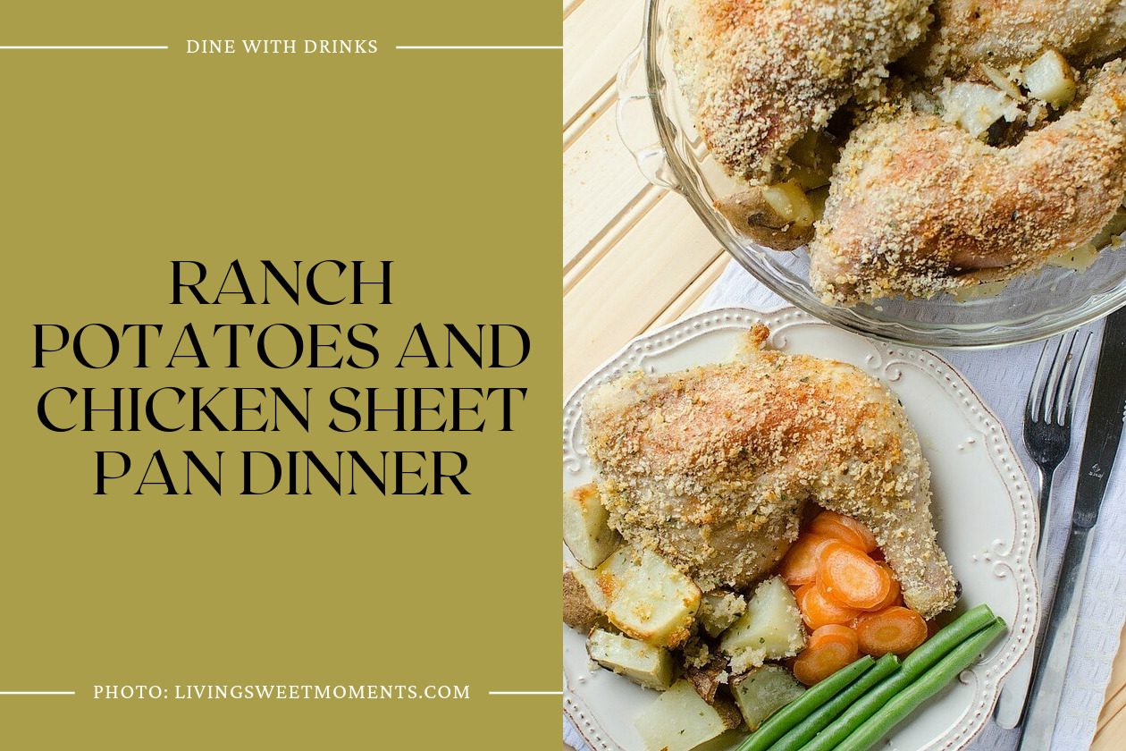 Ranch Potatoes And Chicken Sheet Pan Dinner