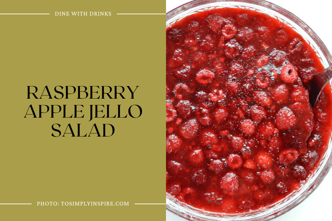 Raspberry Apple Jello Salad
