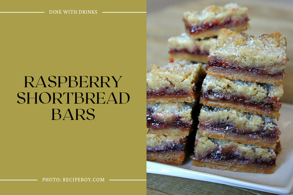 Raspberry Shortbread Bars