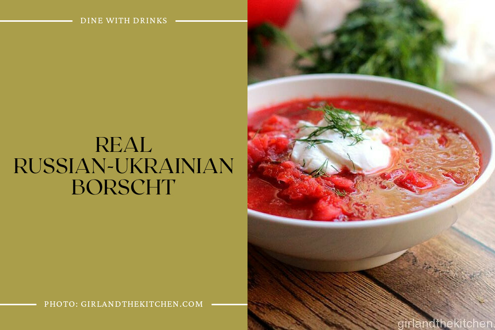 Real Russian-Ukrainian Borscht