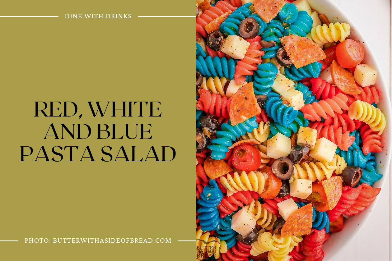 Red, White And Blue Pasta Salad