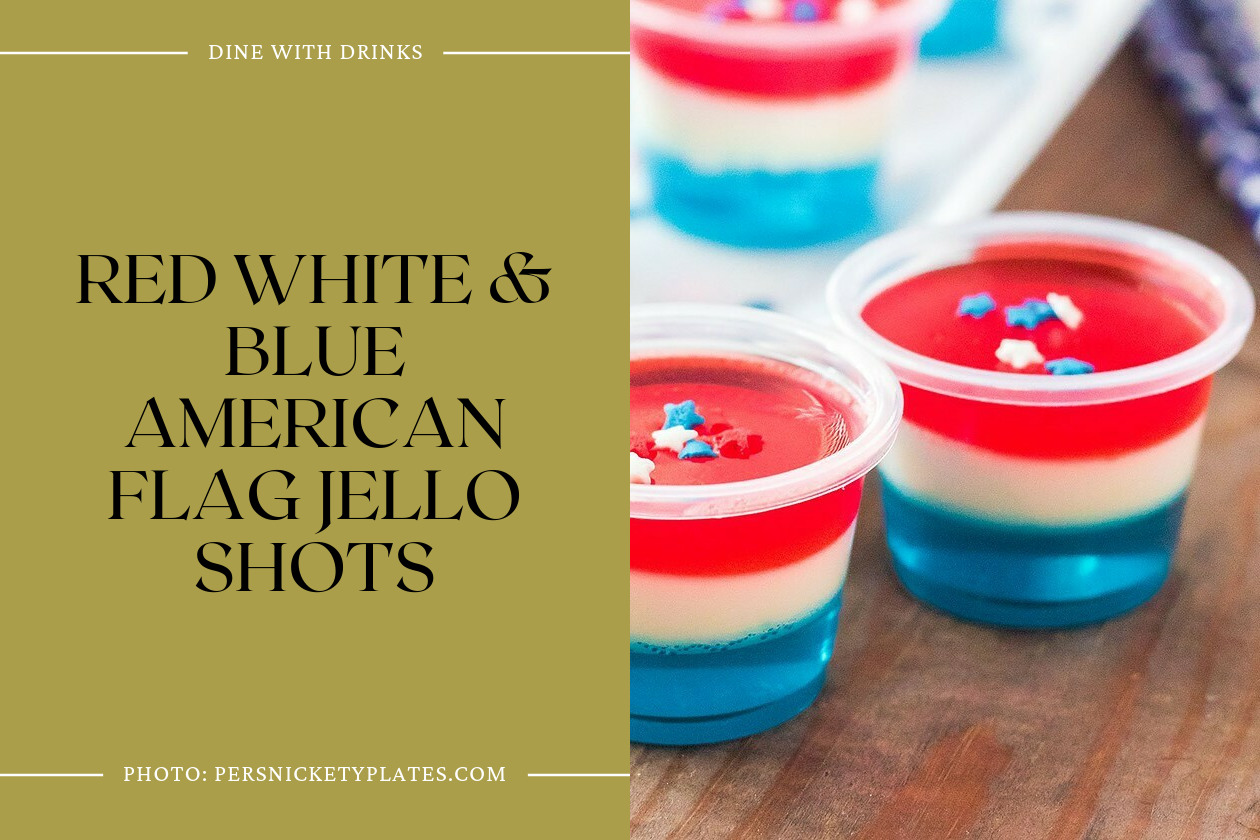 Red White & Blue American Flag Jello Shots