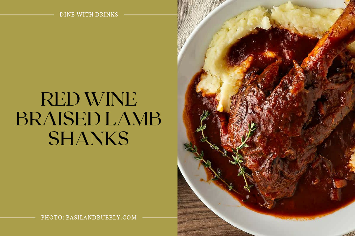 Red Wine Braised Lamb Shanks