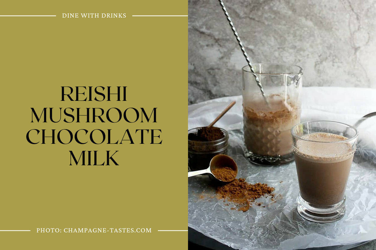 Reishi Mushroom Chocolate Milk
