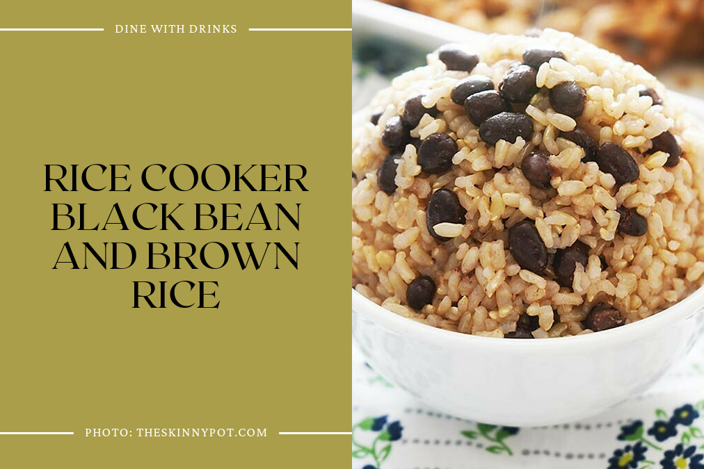 Rice Cooker Black Bean And Brown Rice