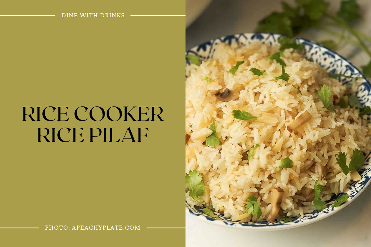 Rice Cooker Rice Pilaf