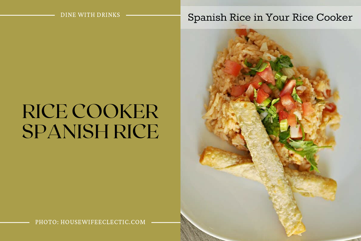 Rice Cooker Spanish Rice