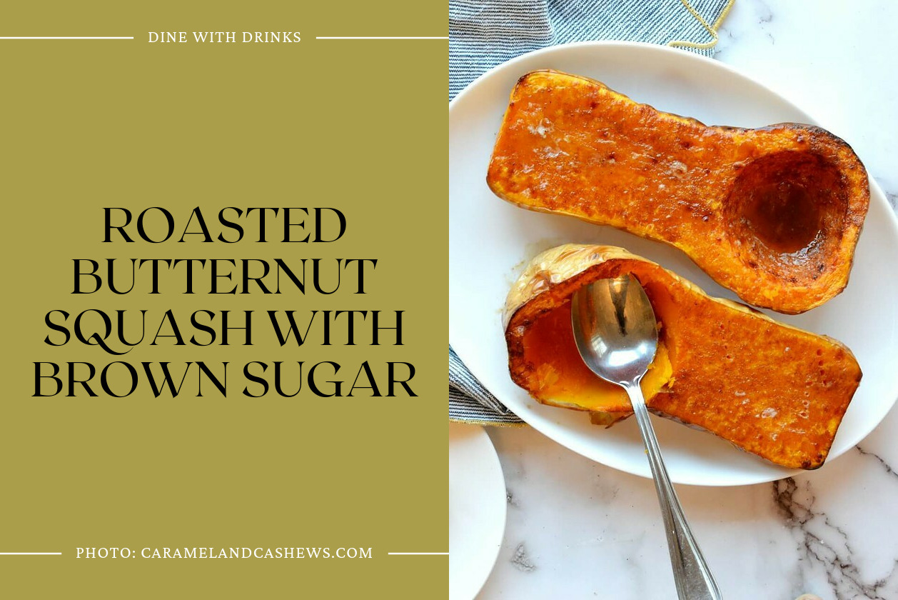 Roasted Butternut Squash With Brown Sugar