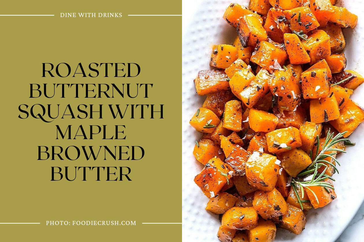 Roasted Butternut Squash With Maple Browned Butter