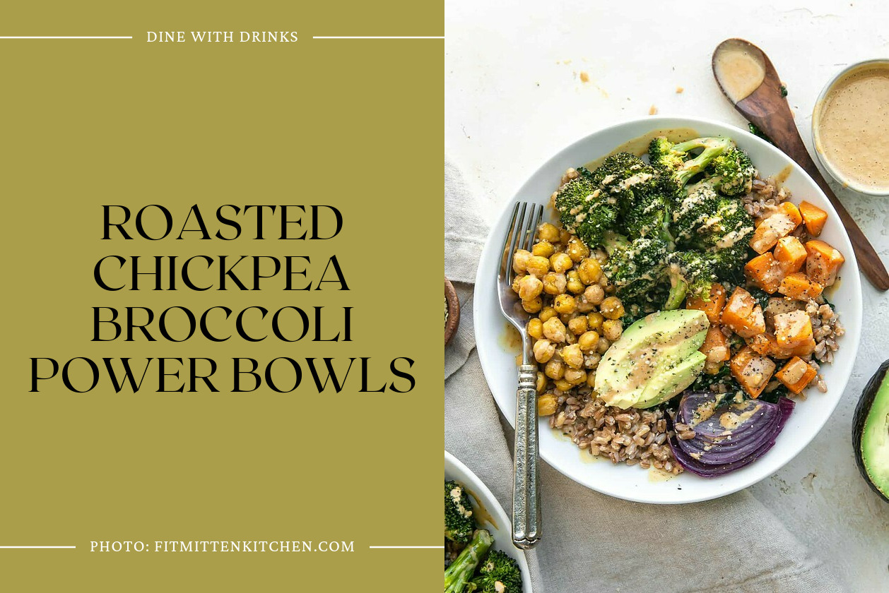 Roasted Chickpea Broccoli Power Bowls