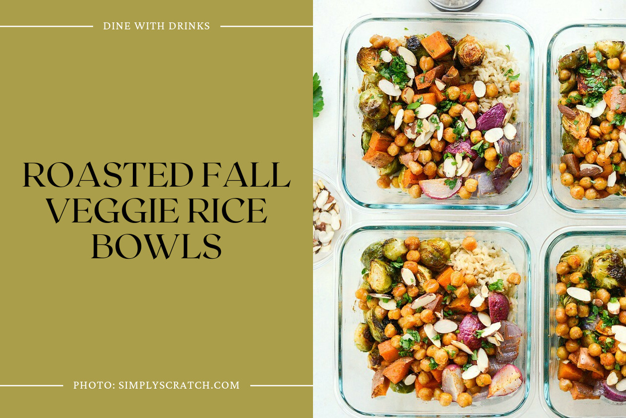 Roasted Fall Veggie Rice Bowls