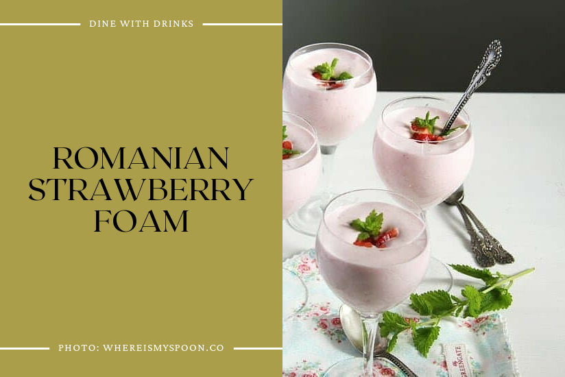 Romanian Strawberry Foam