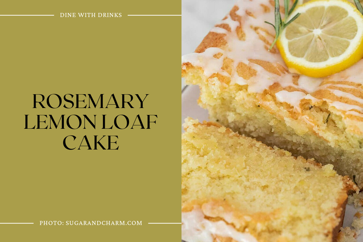 Rosemary Lemon Loaf Cake