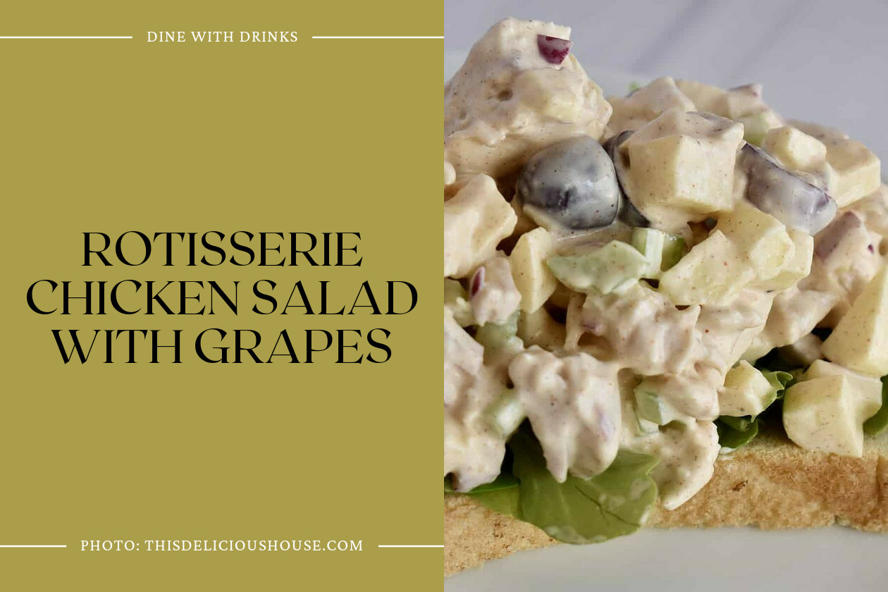 Rotisserie Chicken Salad With Grapes