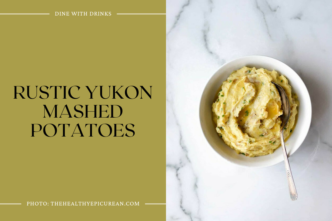 Rustic Yukon Mashed Potatoes