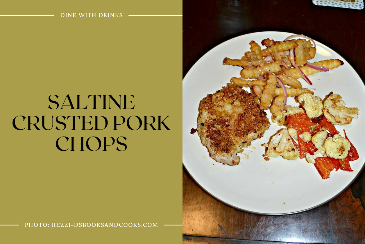 Saltine Crusted Pork Chops