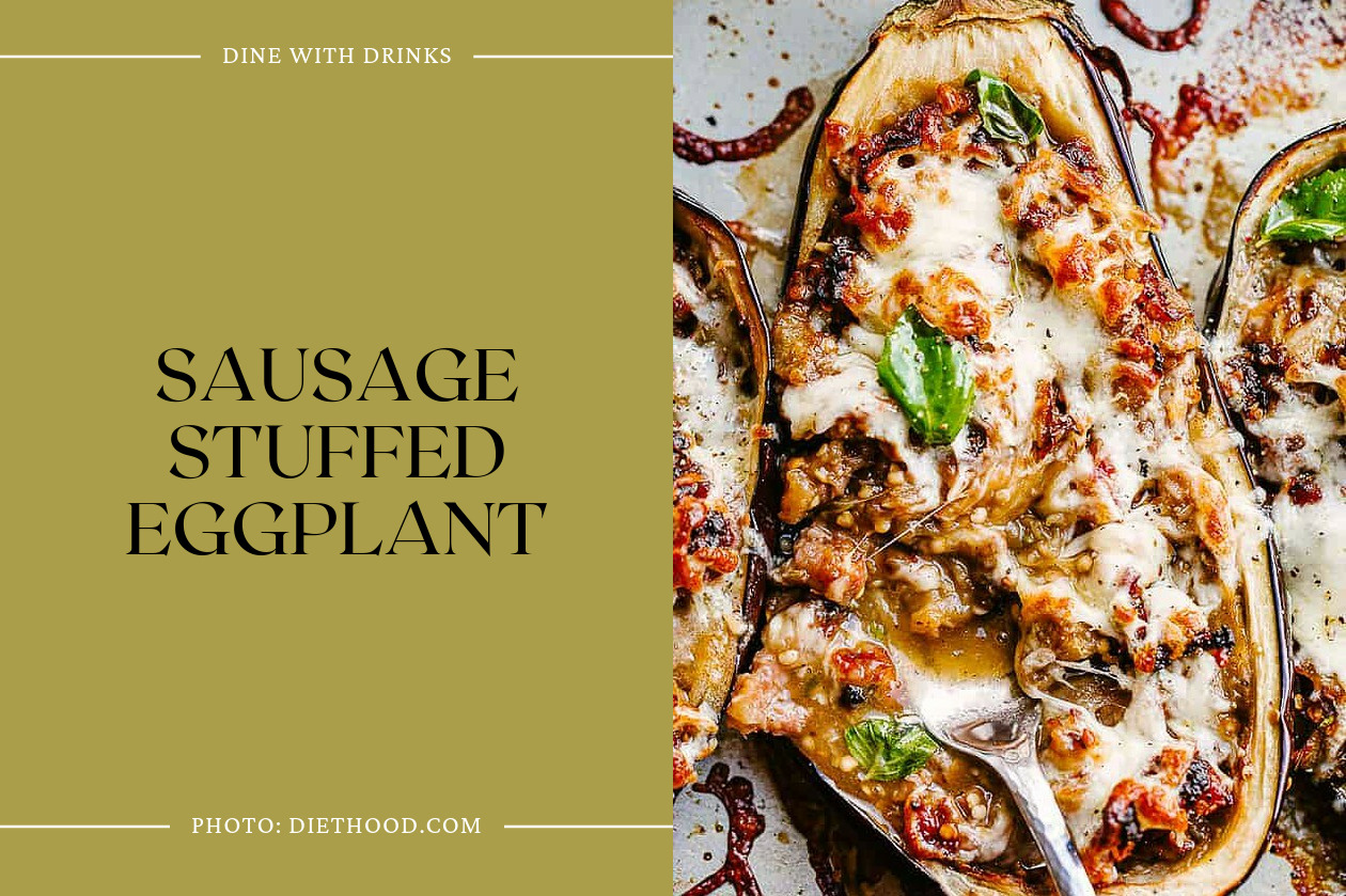 Sausage Stuffed Eggplant