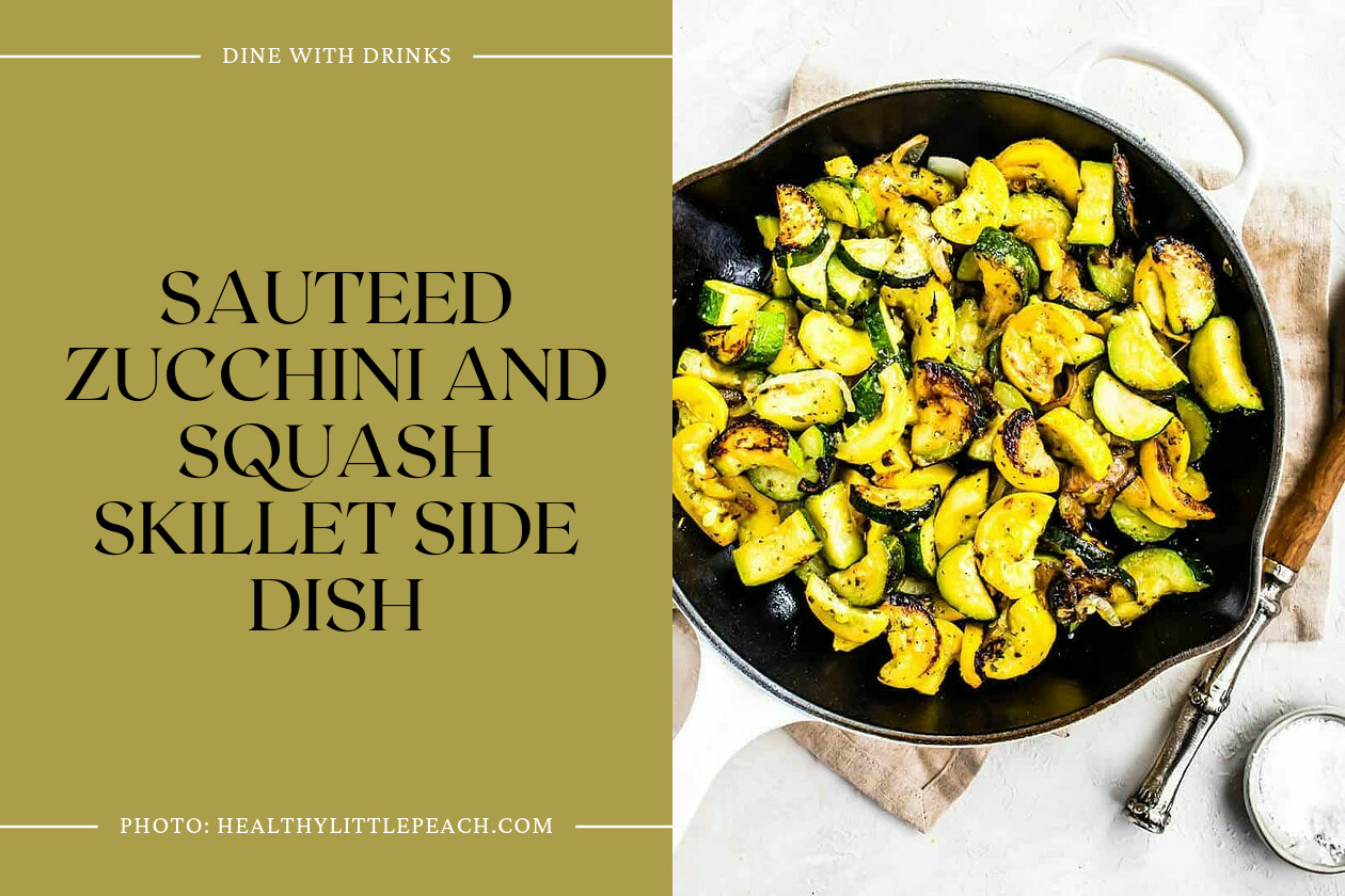 Sauteed Zucchini And Squash Skillet Side Dish