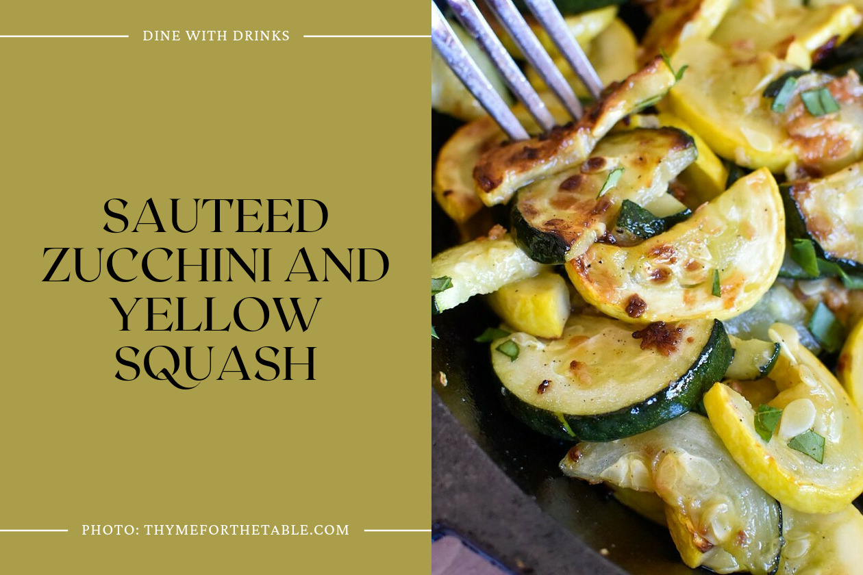 Sauteed Zucchini And Yellow Squash