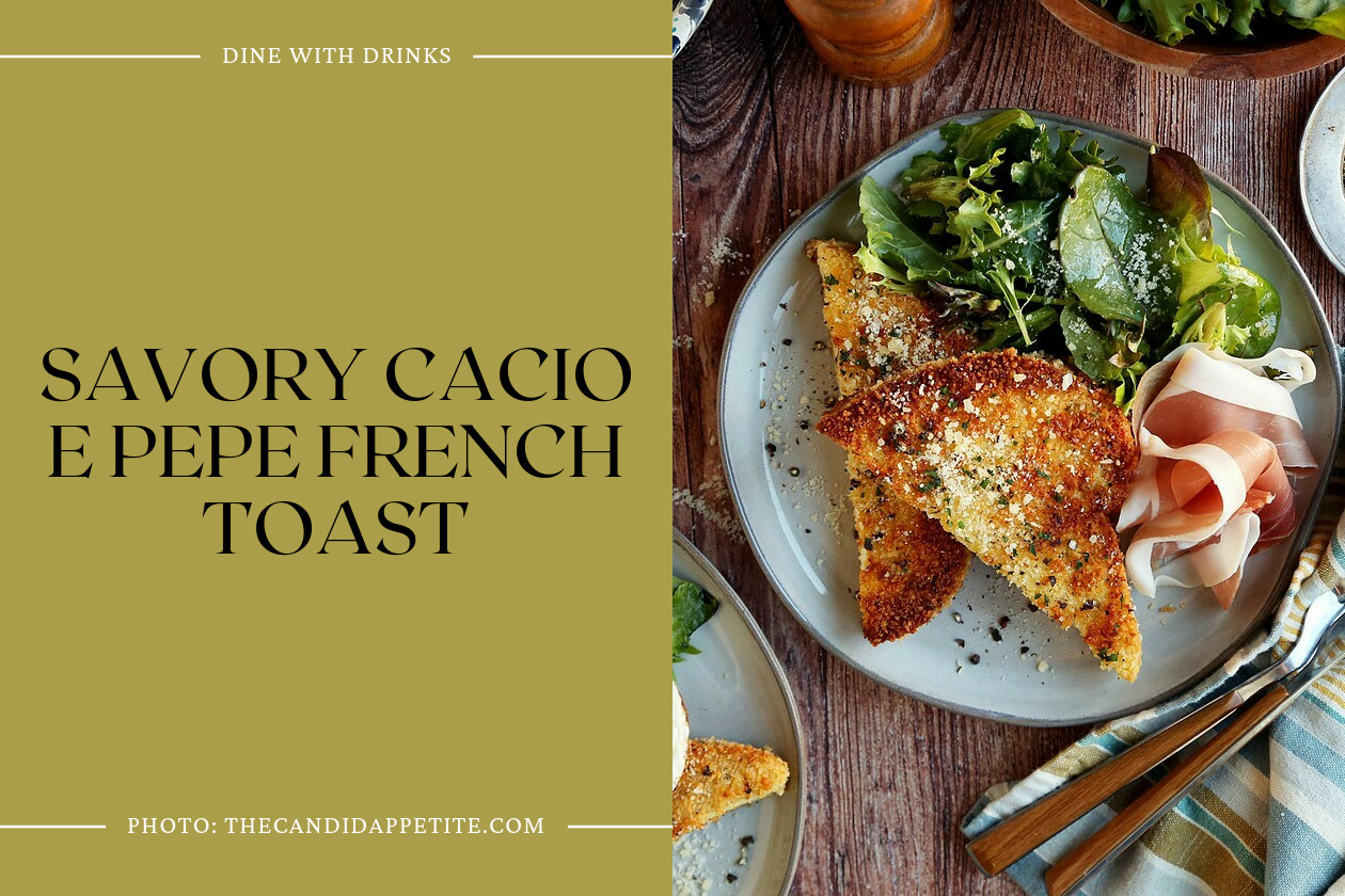 Savory Cacio E Pepe French Toast