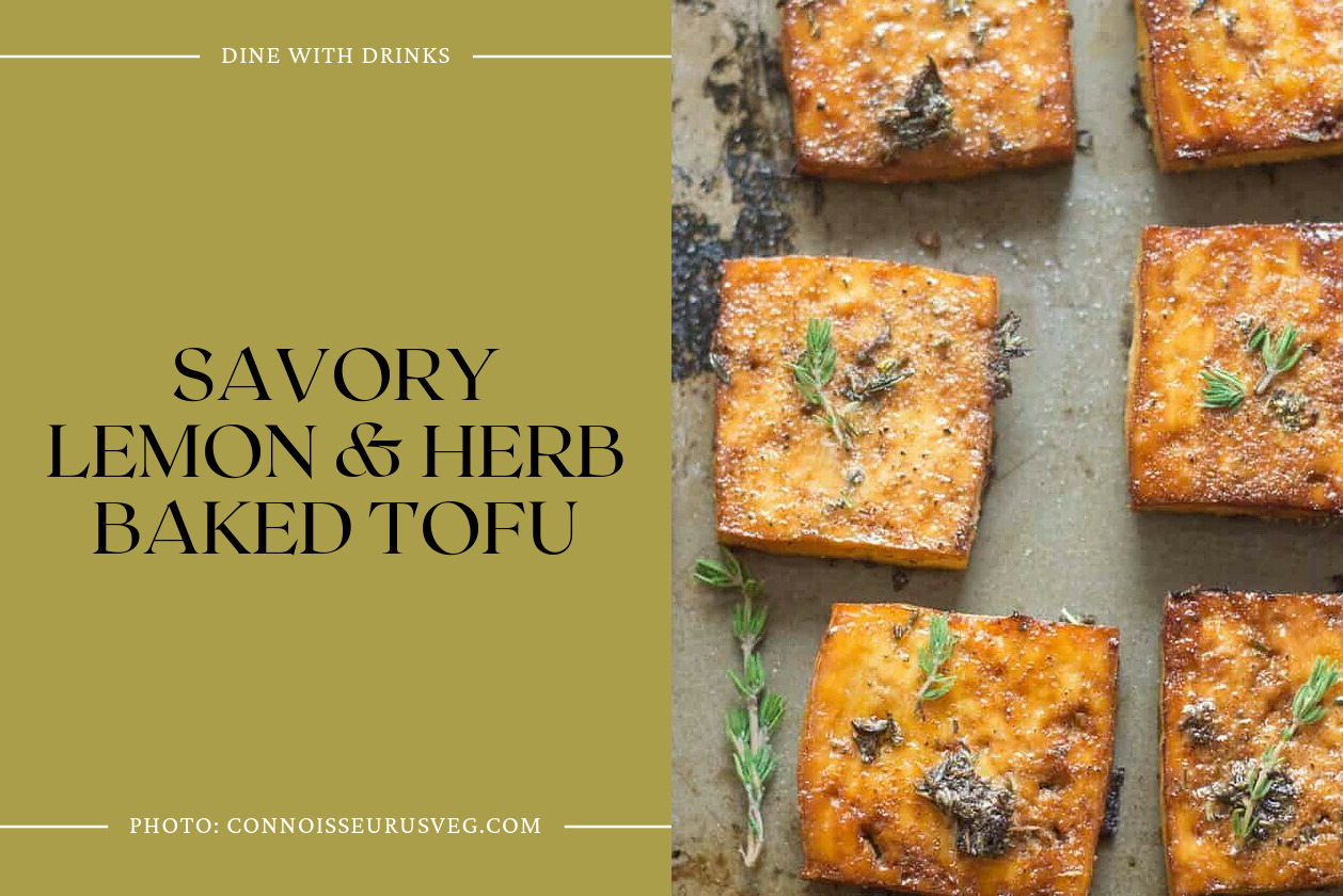 Savory Lemon & Herb Baked Tofu