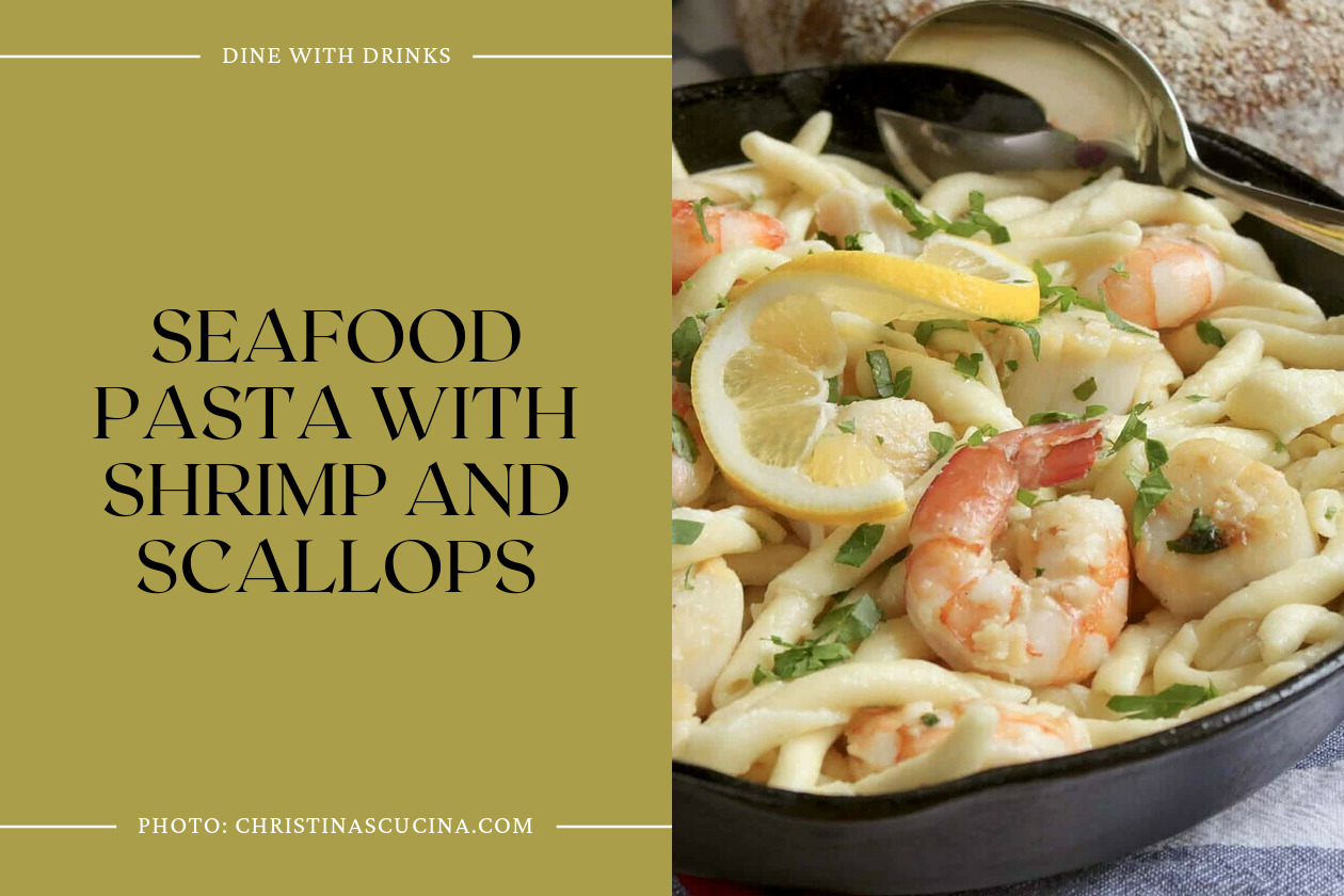 Seafood Pasta With Shrimp And Scallops