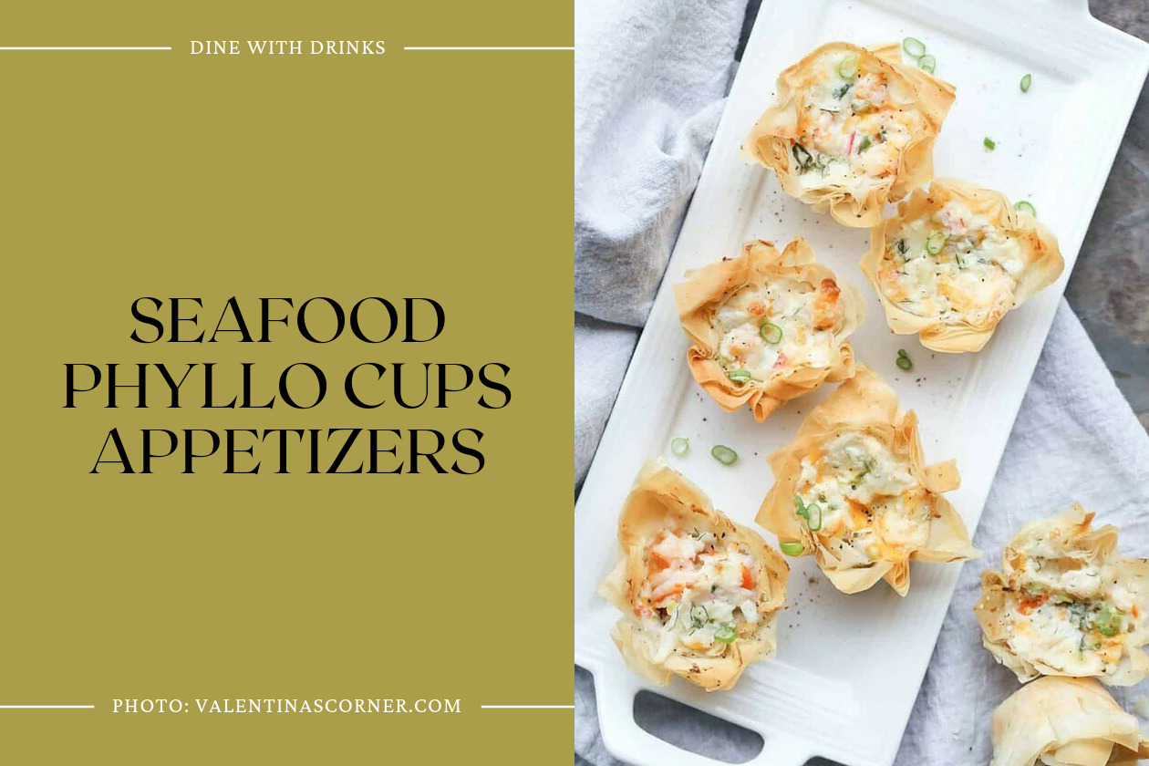 Seafood Phyllo Cups Appetizers