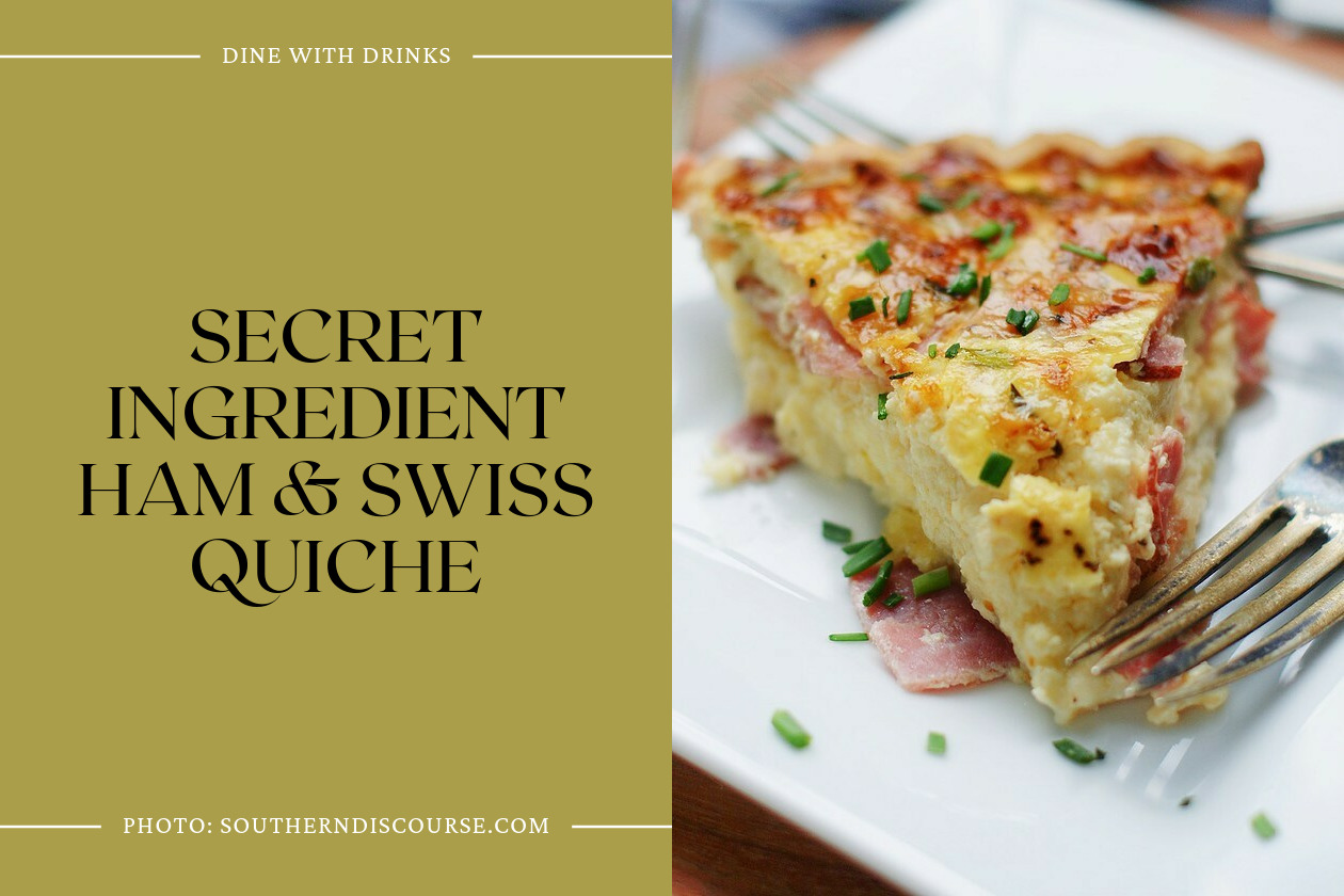 Secret Ingredient Ham & Swiss Quiche