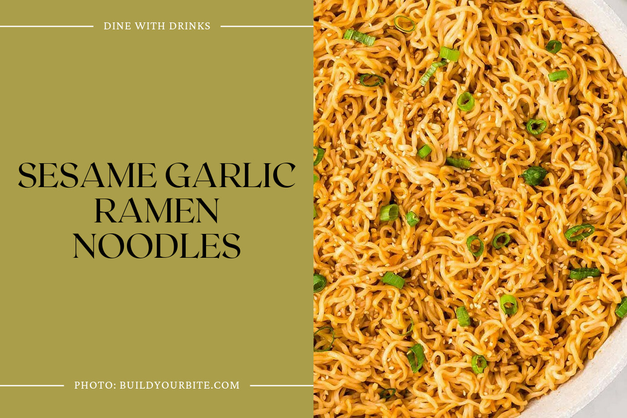 Sesame Garlic Ramen Noodles