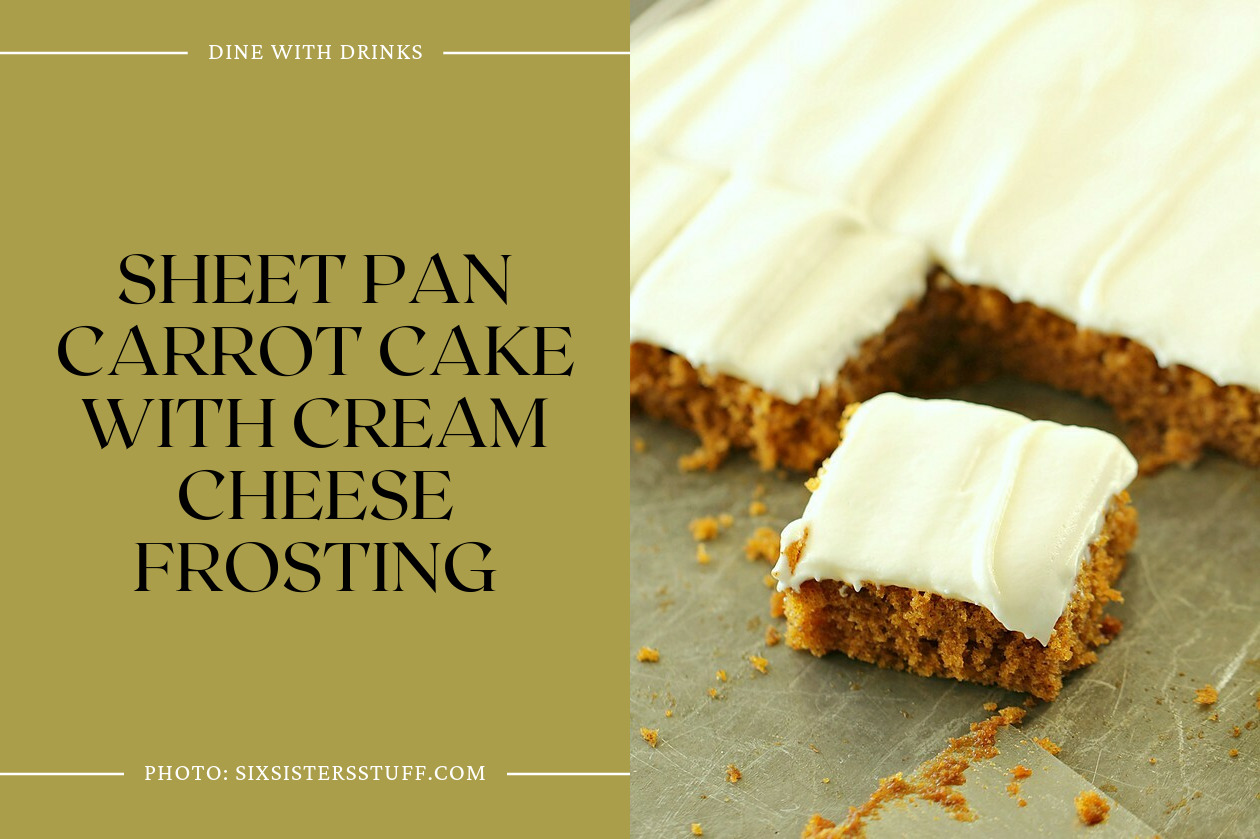 Sheet Pan Carrot Cake With Cream Cheese Frosting