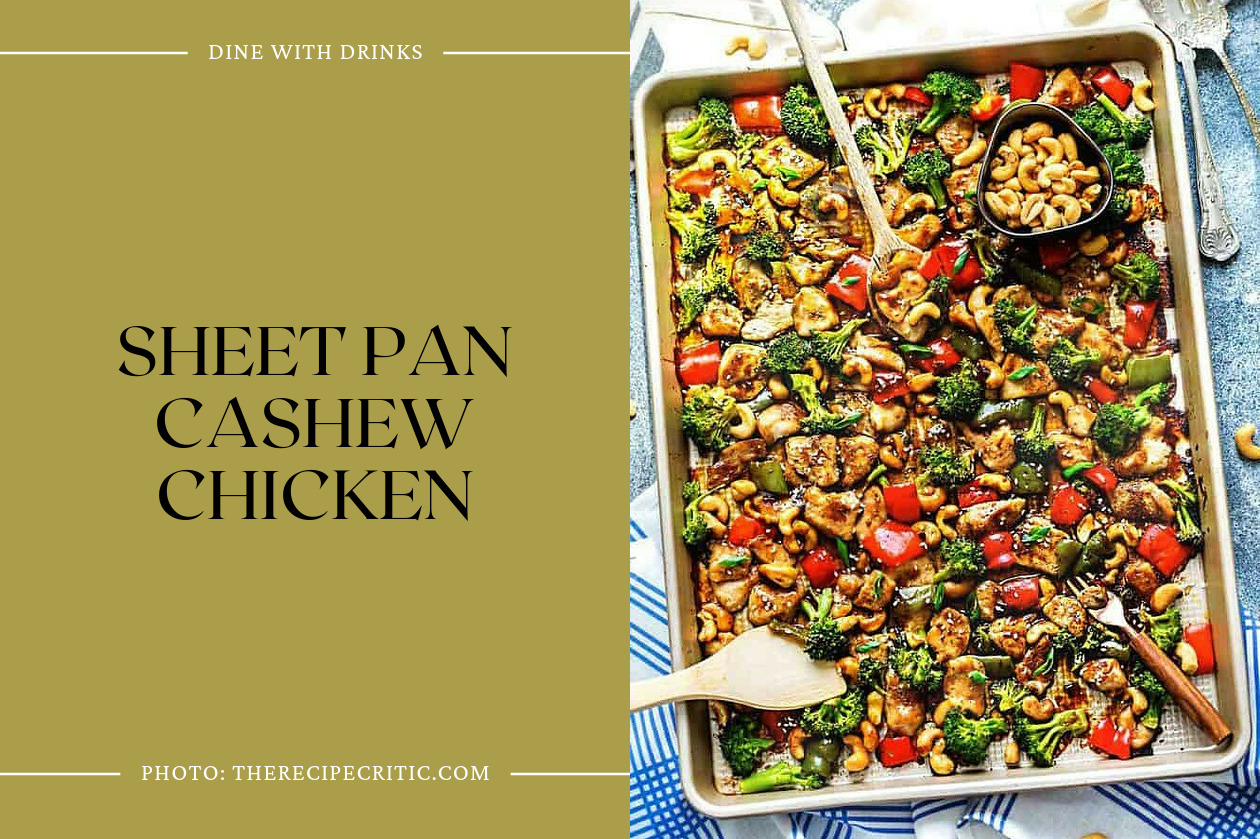 Sheet Pan Cashew Chicken