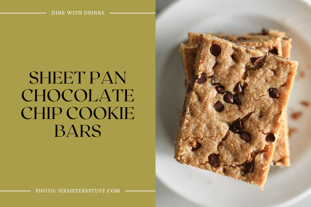 Sheet Pan Chocolate Chip Cookie Bars