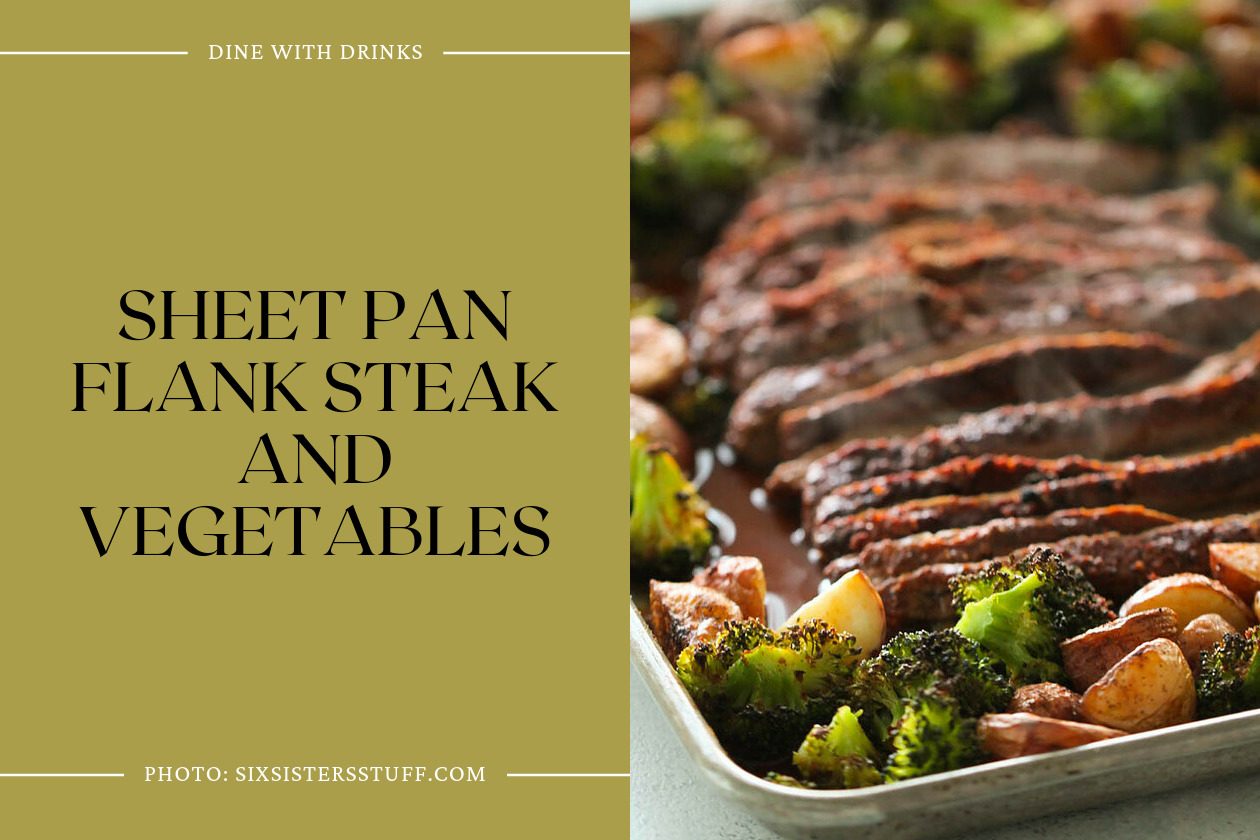 Sheet Pan Flank Steak And Vegetables