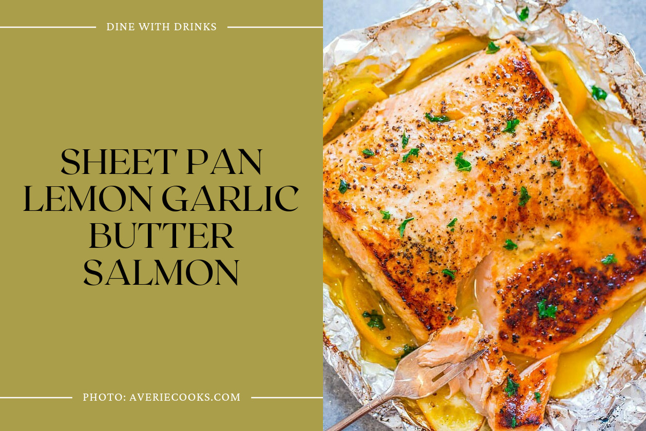 Sheet Pan Lemon Garlic Butter Salmon