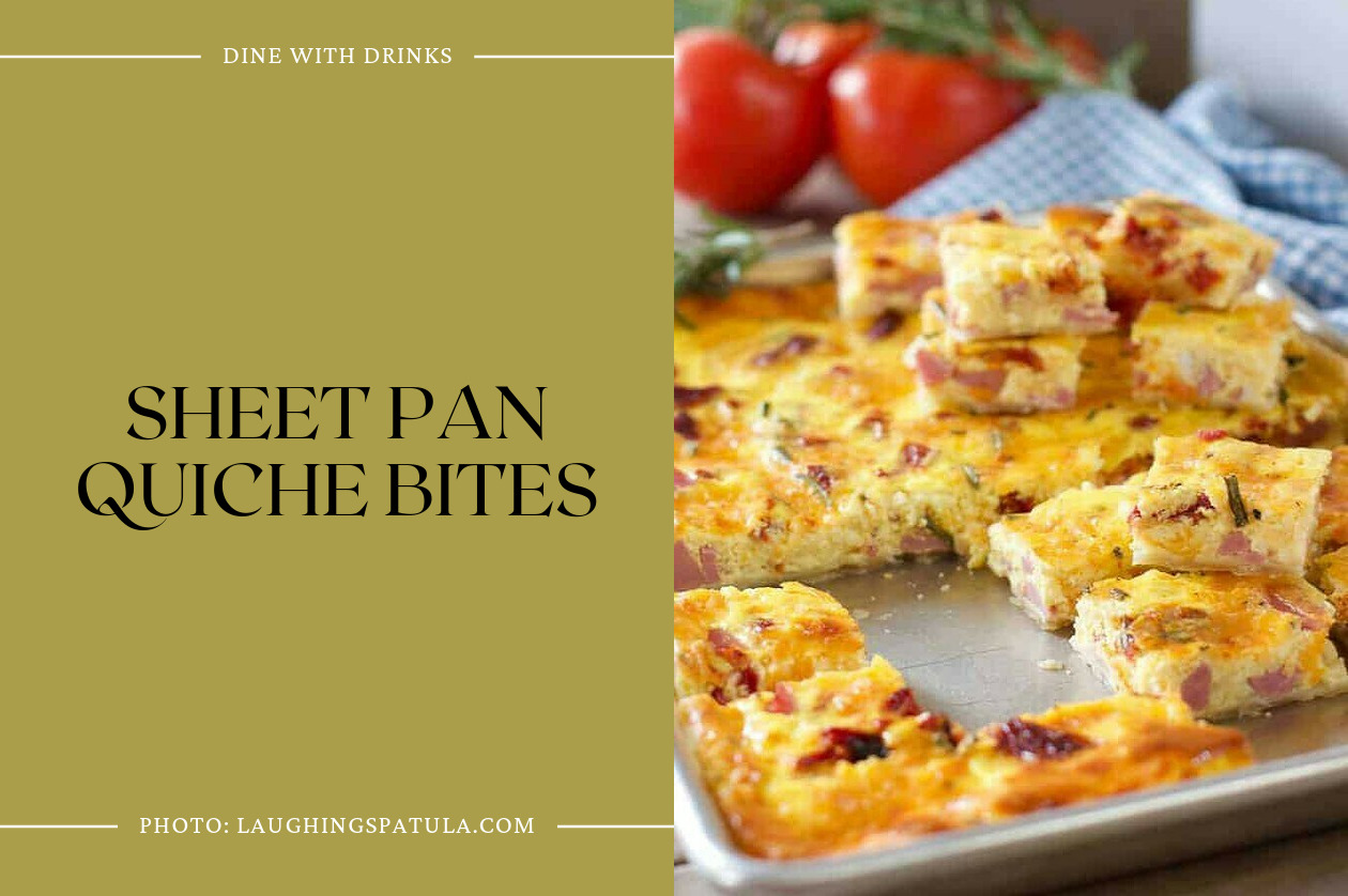 Sheet Pan Quiche Bites
