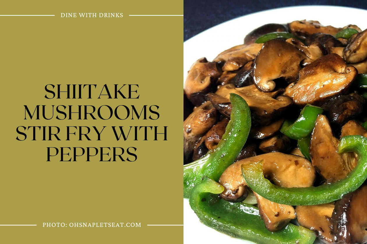 Shiitake Mushrooms Stir Fry With Peppers