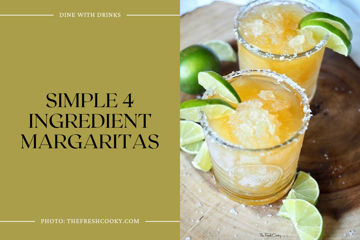 Simple 4 Ingredient Margaritas