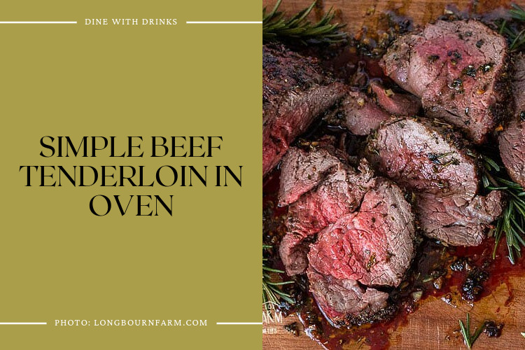 Simple Beef Tenderloin In Oven