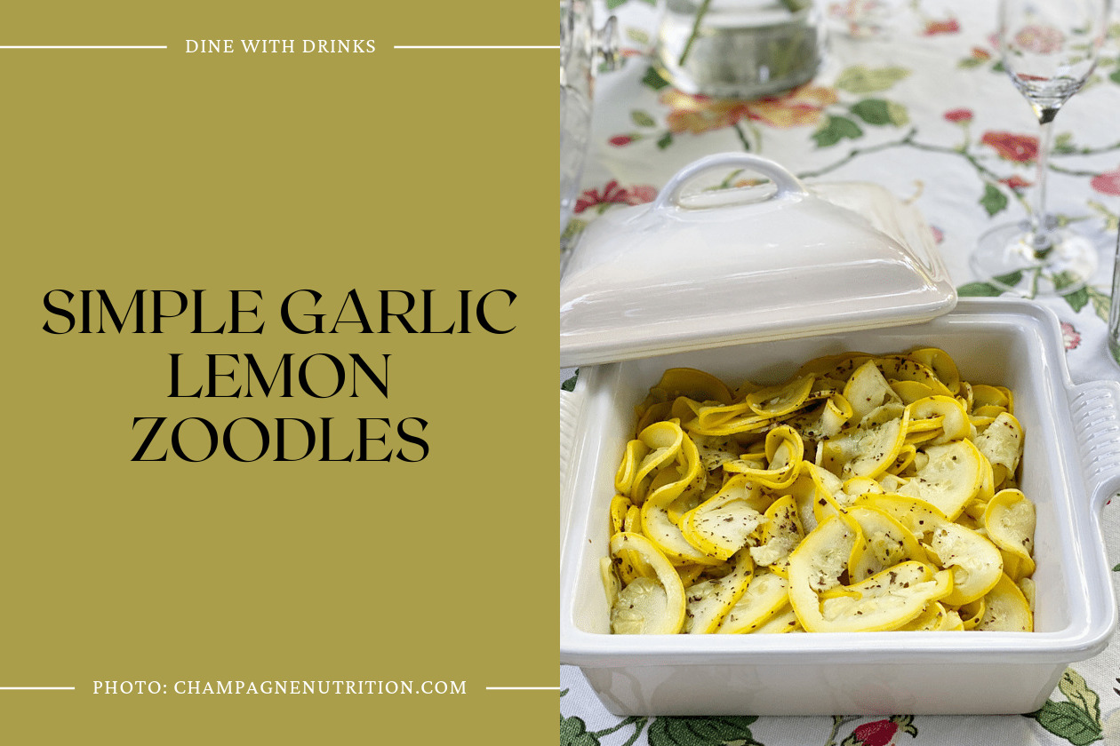 Simple Garlic Lemon Zoodles