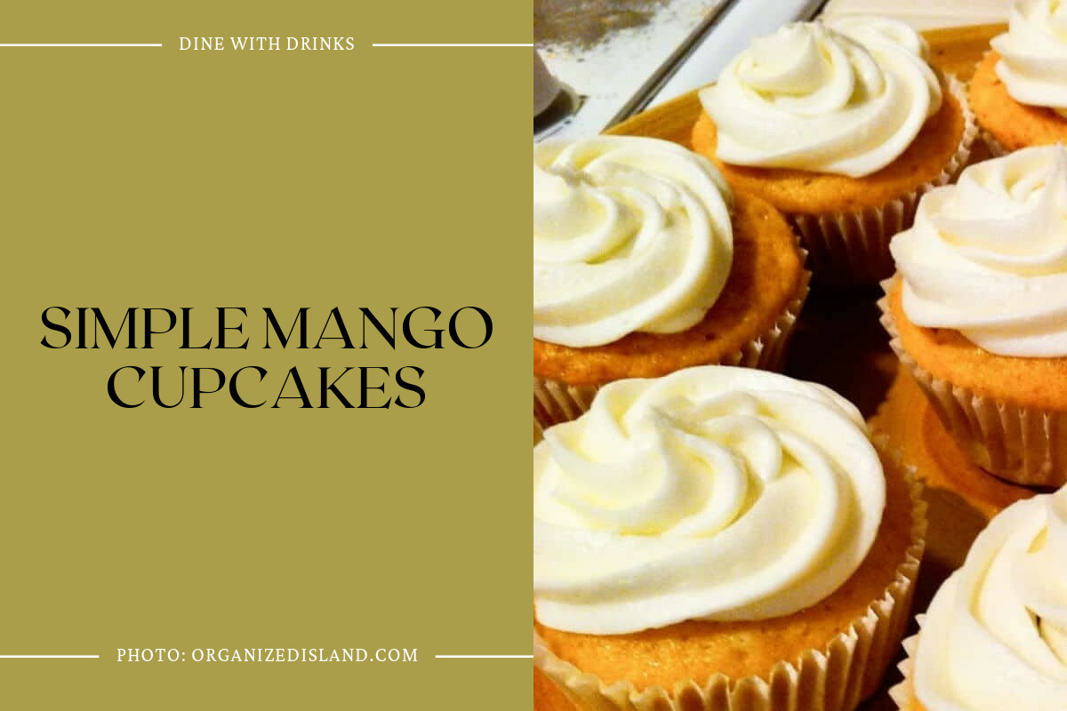 Simple Mango Cupcakes
