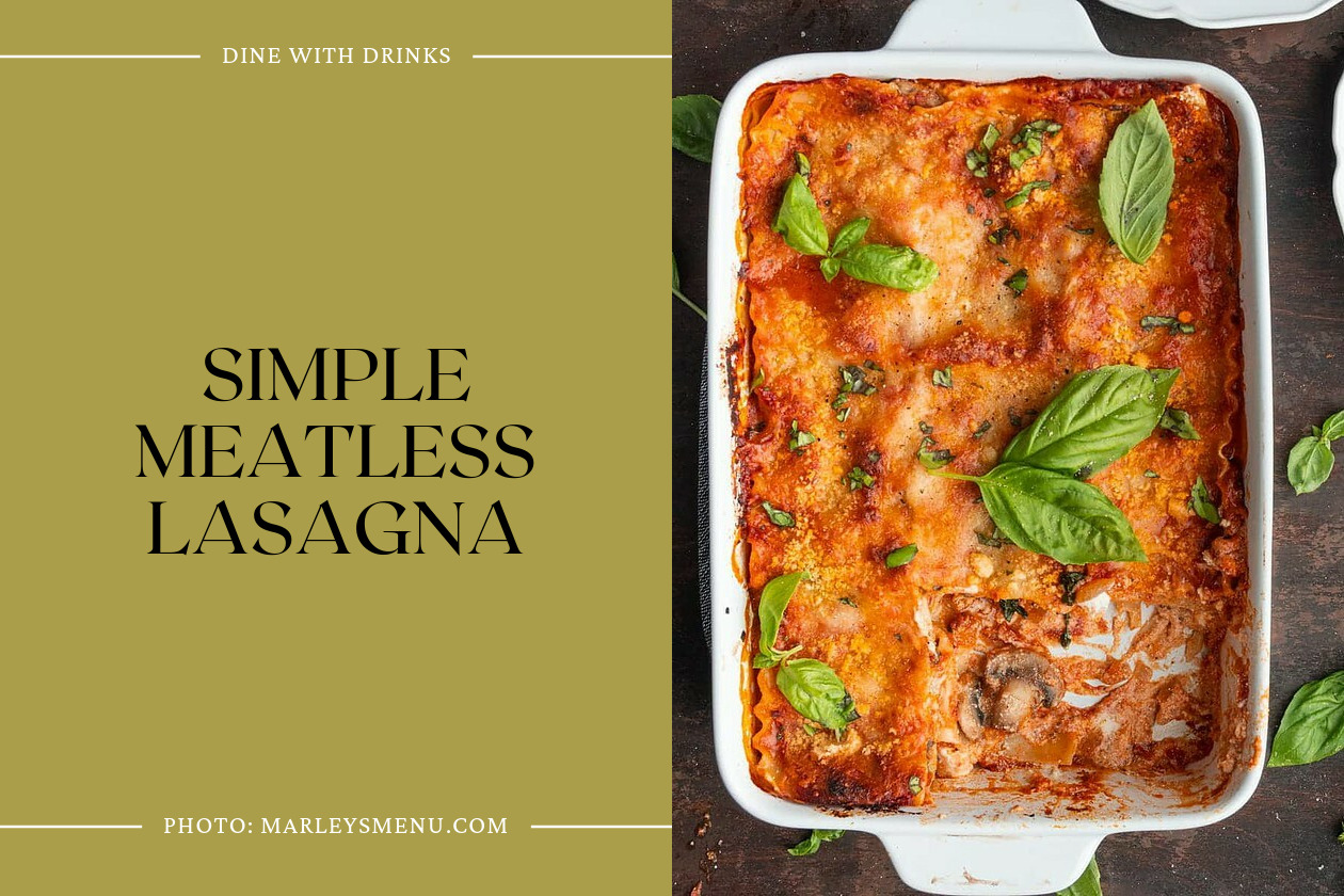 Simple Meatless Lasagna