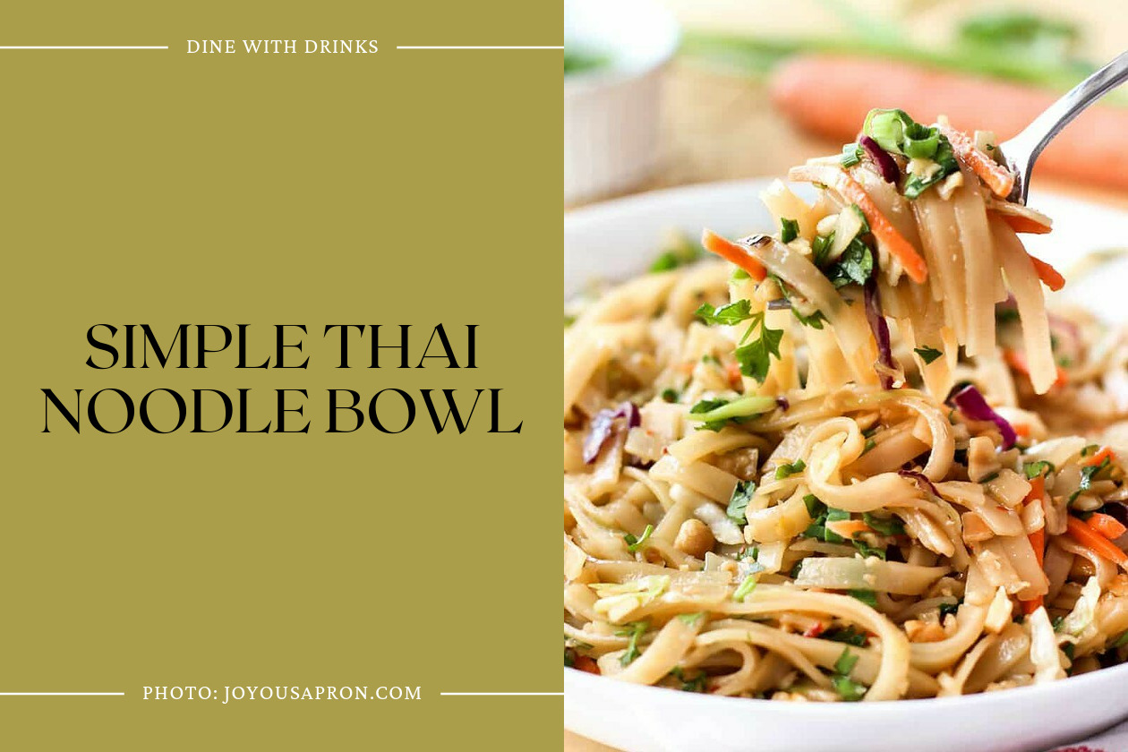 Simple Thai Noodle Bowl