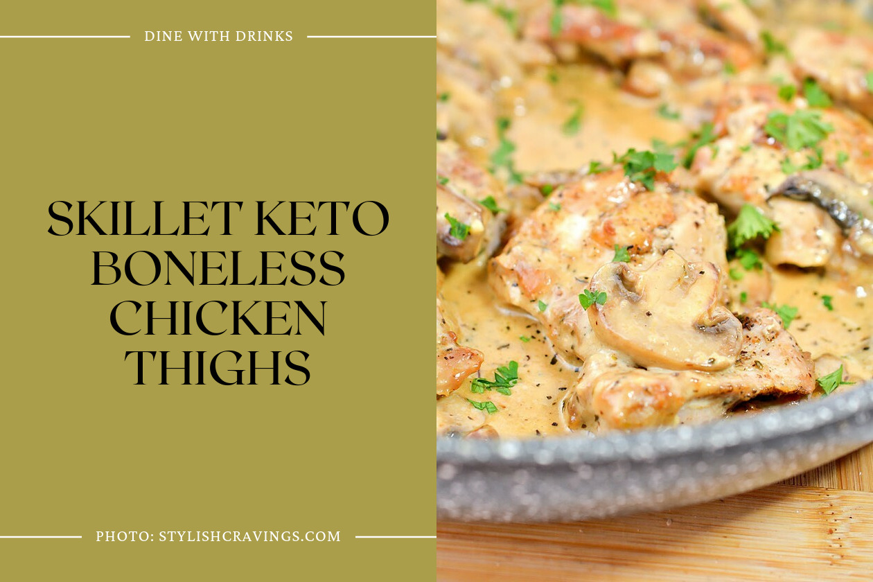 Skillet Keto Boneless Chicken Thighs