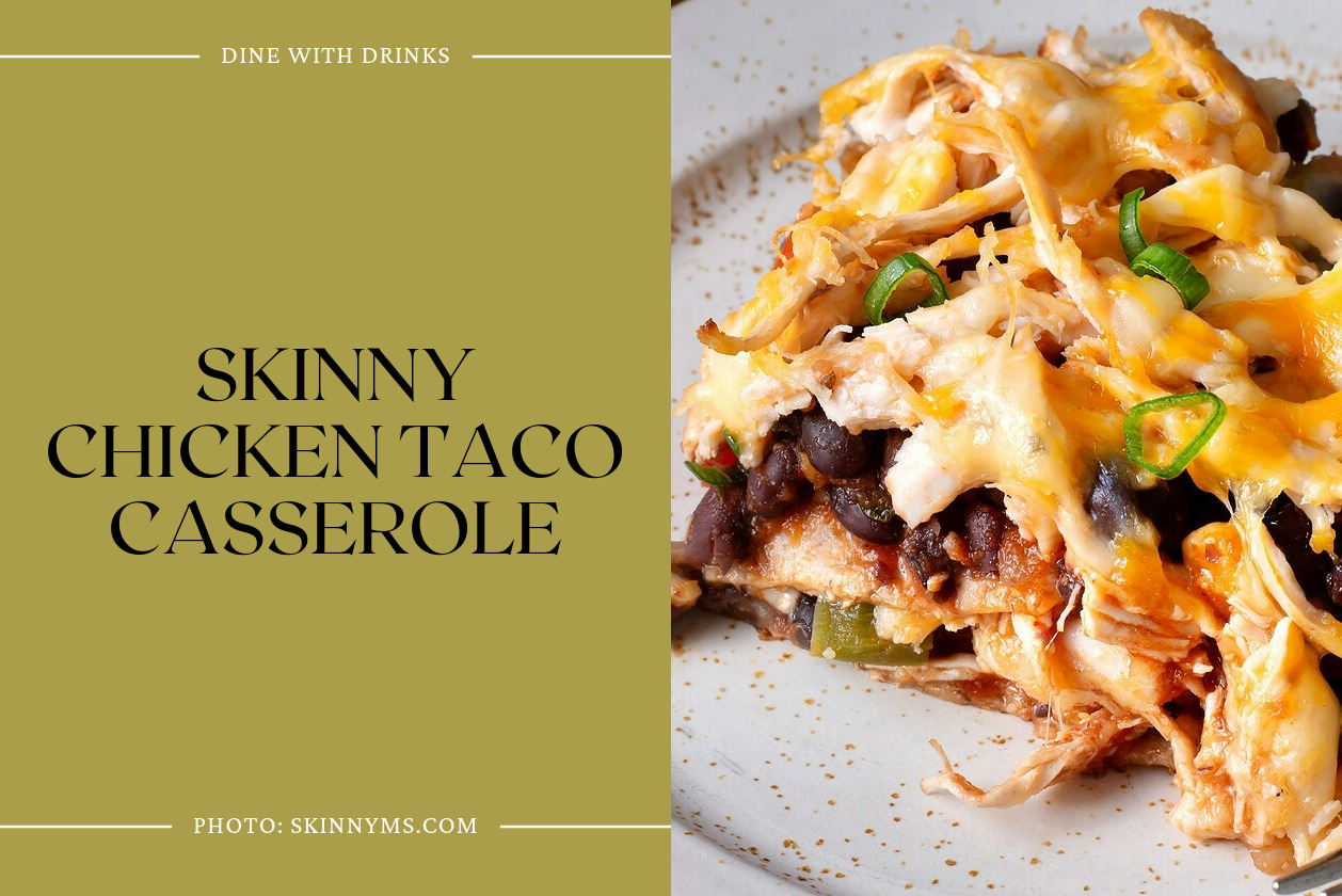 Skinny Chicken Taco Casserole