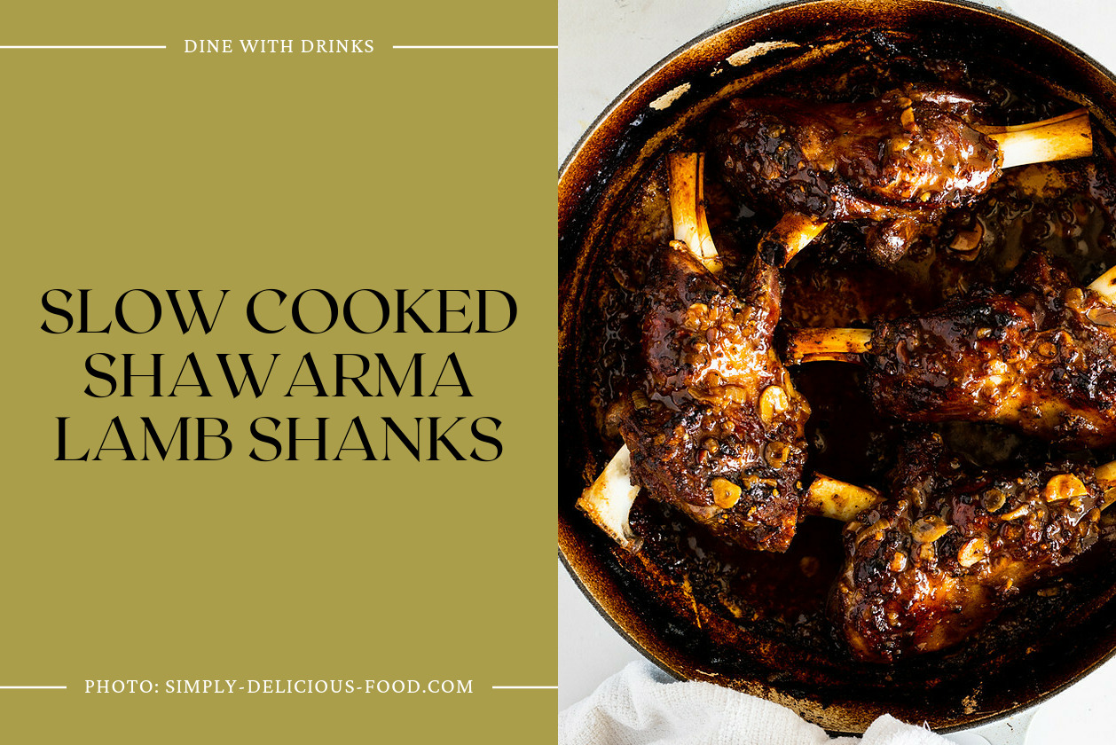 Slow Cooked Shawarma Lamb Shanks
