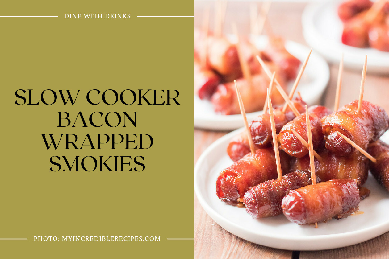 Slow Cooker Bacon Wrapped Smokies