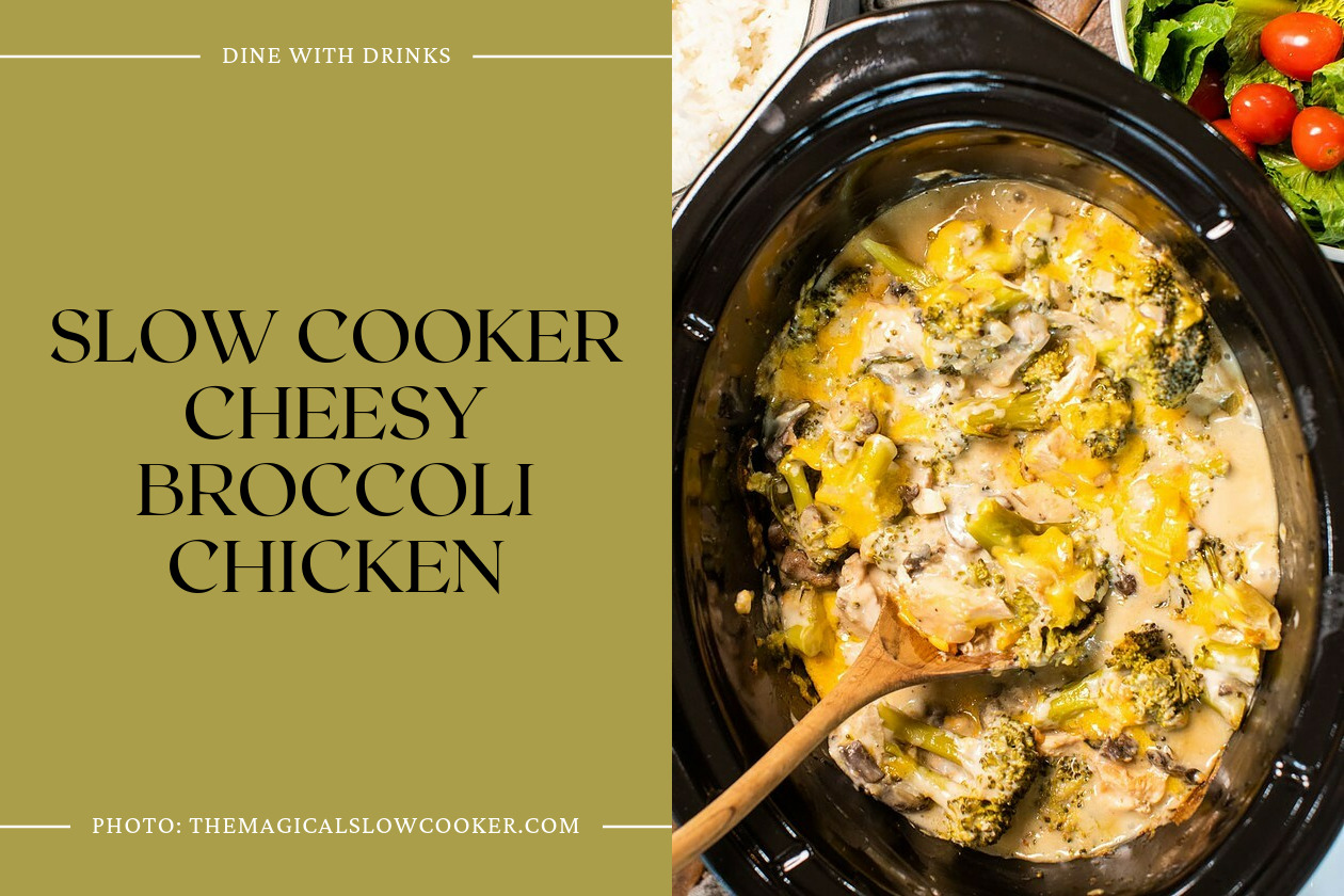 Slow Cooker Cheesy Broccoli Chicken