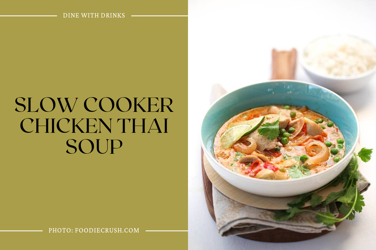Slow Cooker Chicken Thai Soup